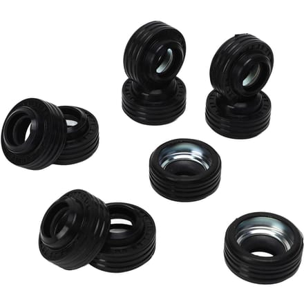 10PCS Kit Joint d'Arbre de Compresseur AC Caoutchouc Noir Circulaire Joint d'Huile de Compresseur AC Adapté pour Compresseur AC 10S black