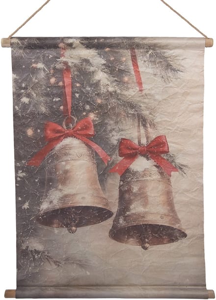 Clayre & Eef Wandkleed 55x3x75 cm Beige Textiel