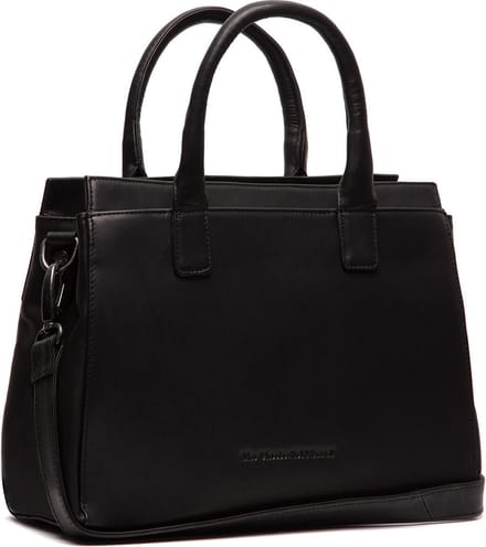 Chesterfield Garda Waxed Pull Up Schoudertas - Zwart