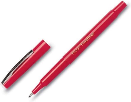 Fineliner PILOT SW-PPF rood 0.4mm - 12 stuks