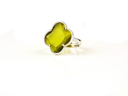 model Fiori ring in zilver kaki