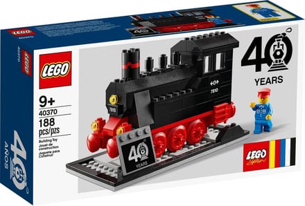 LEGO 40370 Iconic Steam Engine (40 Years of LEGO Trains)