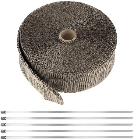 Dailygoods- Uitlaatband Hittebescherming - Basaltvezel 15 m - 10