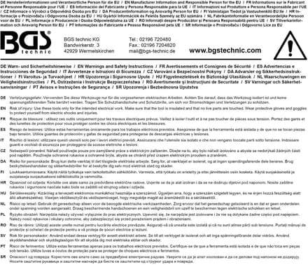 BGS Hoofdschijnwerper afstelgereedschap voor VAG