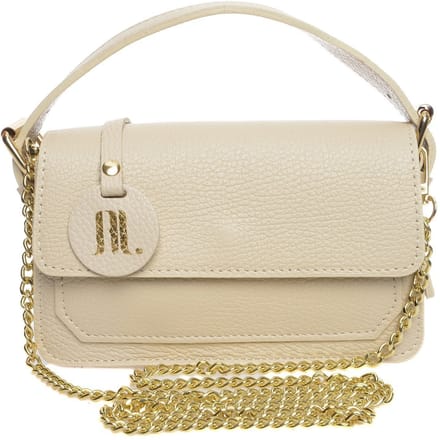 Anna Luchini Beige Rundleer Tas