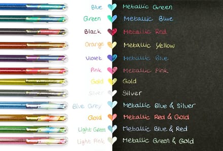 Pentel K110-4XZ Dual Metallic Roller