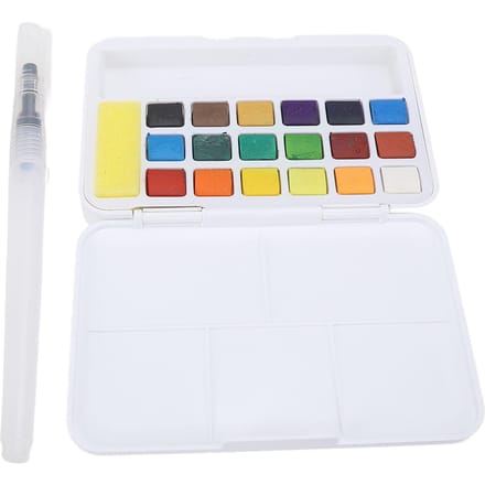 Aquarelverfset Reis 18 Levendige Kleuren Professioneel Wasbaar voor Kunstenaars Studenten white