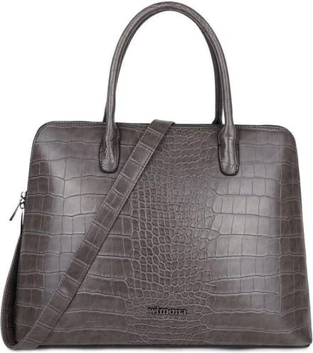 Wimona Luisa 5004 Schoudertas / Laptoptas - 15 inch - Grijs
