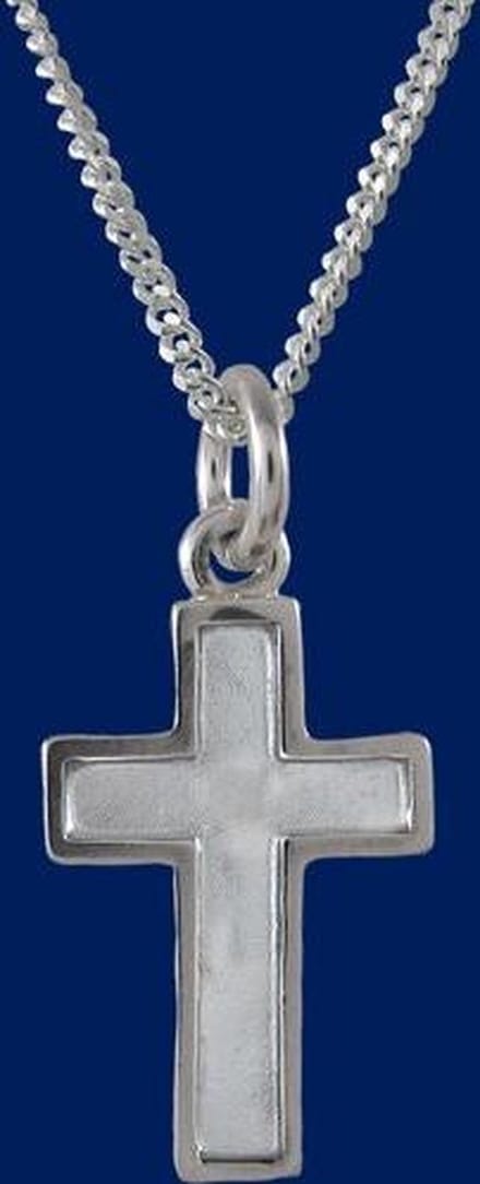 AuBor ®. Hanger. Zilver. Kruis
