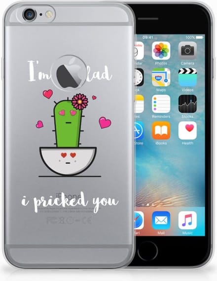 Apple iPhone 6 Plus | 6s Plus Telefoonhoesje met Naam Cactus Glad