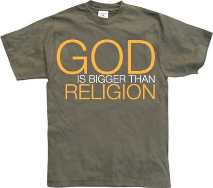 Hybris God Is Bigger Than Religion -T-shirt SH-1-15025-LFH2-2