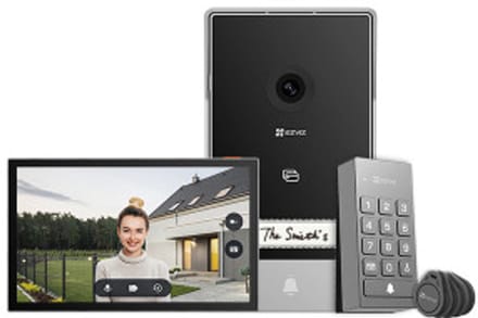 EZVIZ TP7 intercomsysteem 17,8 cm (7") Zwart, Grijs