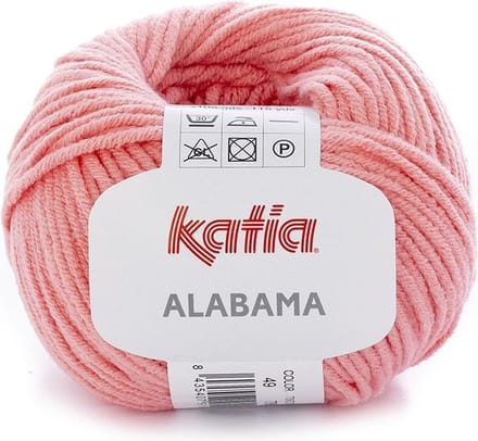 Katia Alabama - 49 zalmroze - Katoen/Acryl Garen
