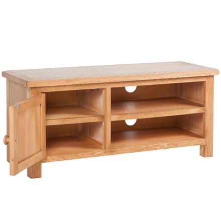 vidaXL - Tv-meubel - 103x36x46 - cm - massief - eikenhout