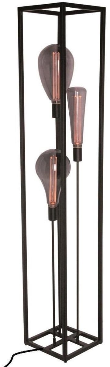 Vloerlamp Freelight Esteso - 3xE27 – 160cm hoog - mat zwart frame