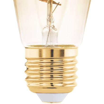 Eglo Ledfilamentlamp Edison - Amber - D6cm - Dimbaar - Warm Wit - E27 - 4w