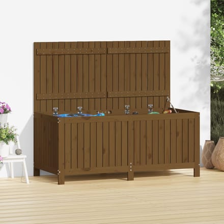 vidaXL - Tuinbox - 147x68x64 - cm - massief - grenenhout - honingbruin