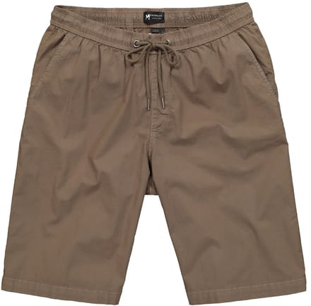 Men Plus - Heren - bermuda FLEXLASTIC® elastische tailleband tot 8XL - Kakibruin - Maat 8XL