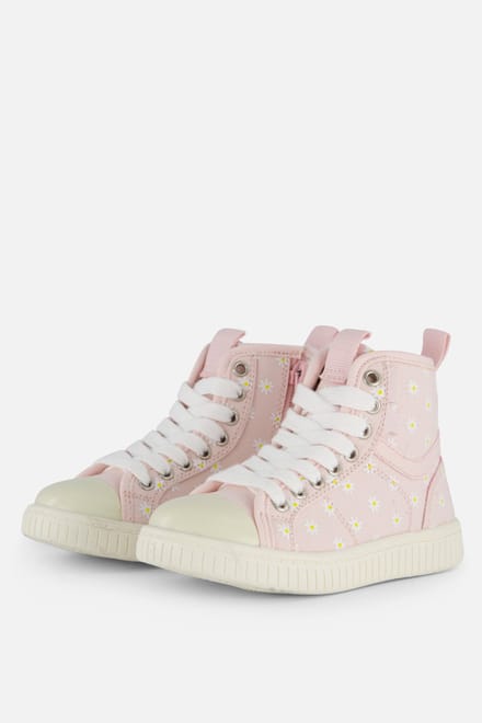 Muyters Muyters Flower Veterboots roze Canvas