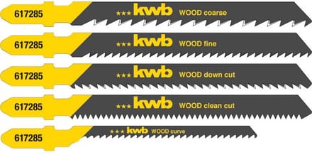 KWB - Decoupeerzaagbladen - Hout (5 stuks)