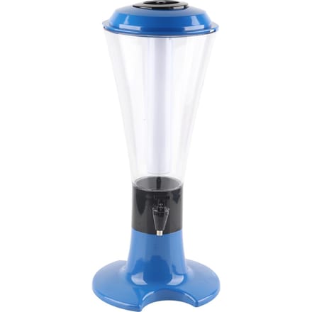 3L Biertapzuil Dispenser Multifunctioneel Lichtgevend Tafelmodel Wijn Biertapzuil Dispenser met Kraan voor Thuis blauw