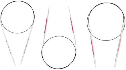 set Pony ergonomische rondbreinaalden 80 cm 3, 3.5 en 4mm