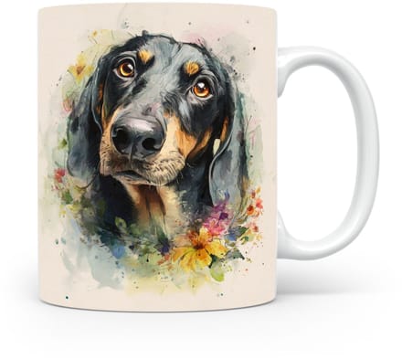 Beker Oostenrijkse Zwart-en-Bruin Hond