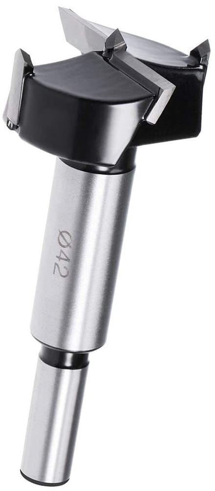Dailygoods- Forstner Bits 42 mm - Houtbewerking - Houtboor - Boor Bit Cutter - Wolfraam Carbide - Scharnier Gat Boor