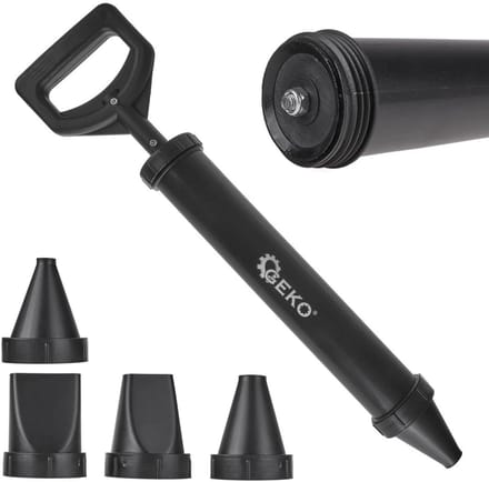 GEKO Cementgrout Applicator - 850 ml - Inclusief 4 Mondstukken - Duurzaam Kunststof