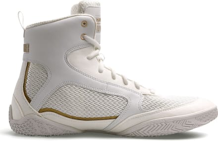 Hayabusa Mayweather Champ Boksschoenen - Wit/Goud - maat 46