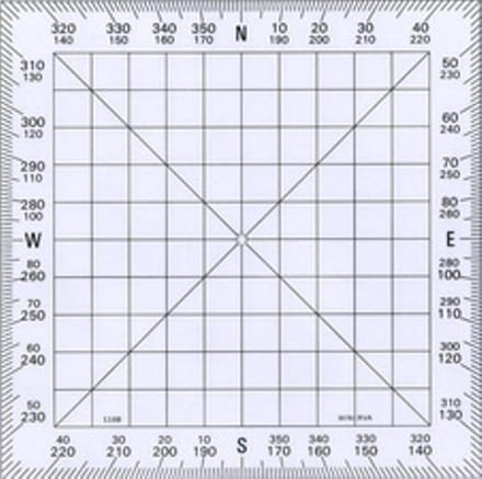 Minerva navigatie sjabloon 130 x 130 mm