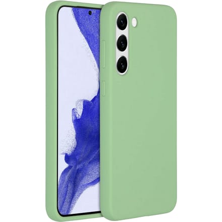Accezz Galaxy S23 Plus Liquid Siliconen Hoesje Groen