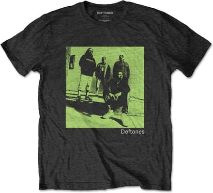 Deftones - Green Photo Heren T-shirt - M - Zwart