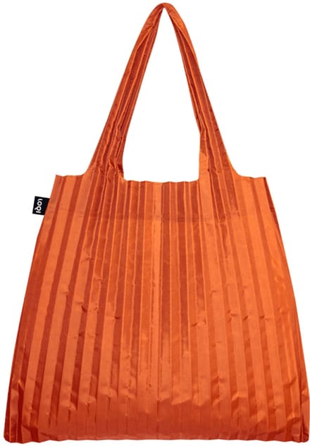 LOQI Bag Large - Pleated Orange