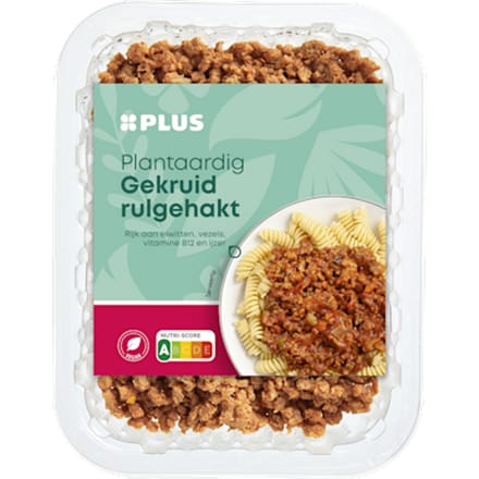 Plantaardig gekruid rulgehakt