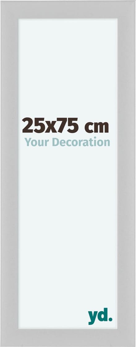 Your Decoration - Fotolijst 25x75 cm - MDF - Wit Mat - Como