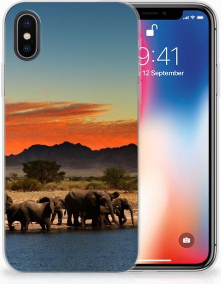 Apple iPhone X | Xs TPU Hoesje Olifanten