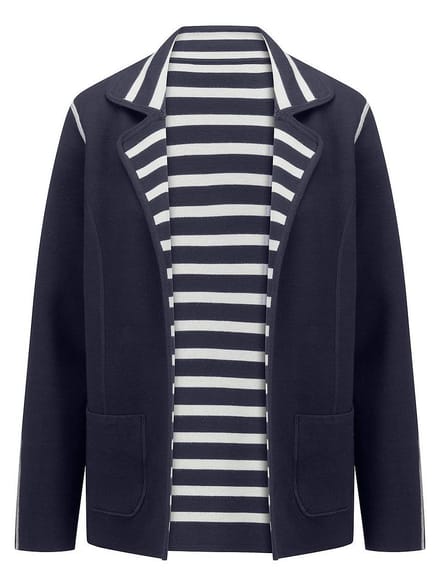 Keerbaar vest Van Peter Hahn blauw