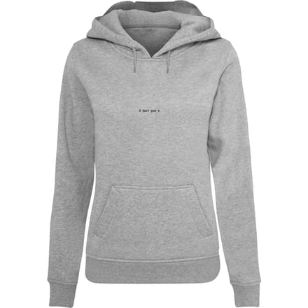 Dames Hoodie Miss Tee I Don't Give A
