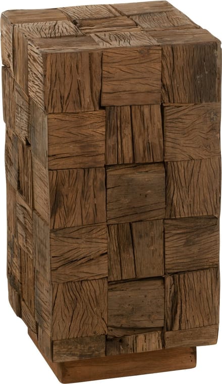 J-Line sokkel - hout - naturel - small