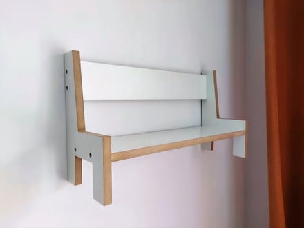 Moliland Elegance - Wandpaneel - Scandinavisch - 58 cm x 33 cm - 18 mm MDF