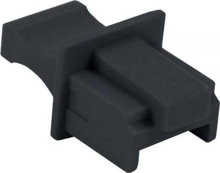 InLine Afsluitcover voor RJ45 poort / 100 stuks - zwart