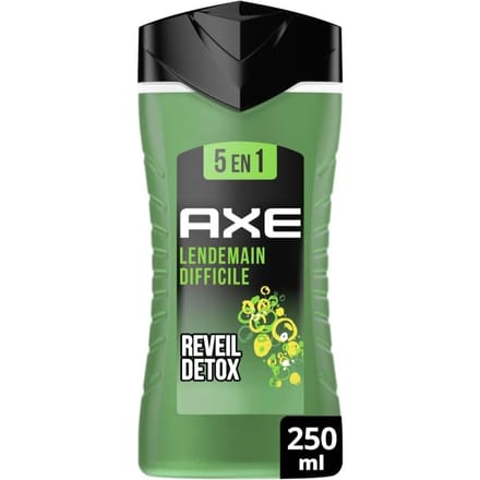 AXE 5-in-1 Lendemain Difficile – Réveil Detox - Douchegel 250 ml