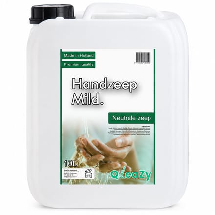 QleaZy - Neutrale handzeep 10 liter - 10L navulling voor dispensers