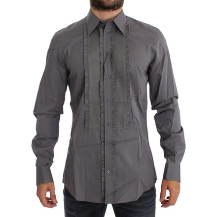 Gefronste Detail Shirt Met Lange Mouwen