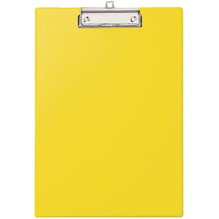 MAUL klembord - met PVC folie - A4 - met ophangoog - geel