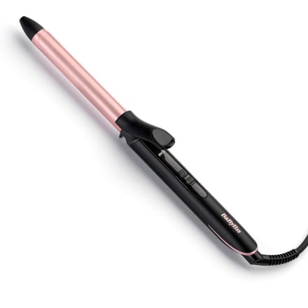 BaByliss Rose-Quartz 19mm Krultang - 6 temperatuurinstellingen - Extra lange cilinder met quartz-keramische coating - Compacte krullen - C450E