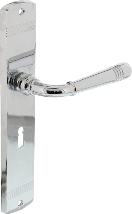 Intersteel Deurkruk Helena op schild sleutelgat 56 mm chroom
