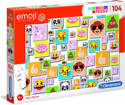 Clementoni Legpuzzel Emoji Junior Karton 104 Stukjes
