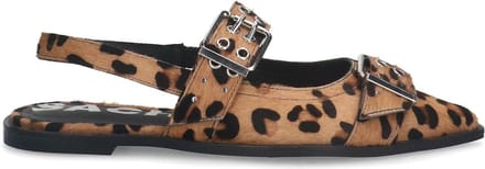 Sacha - Dames - Leopard buckle slingbacks - Maat 38